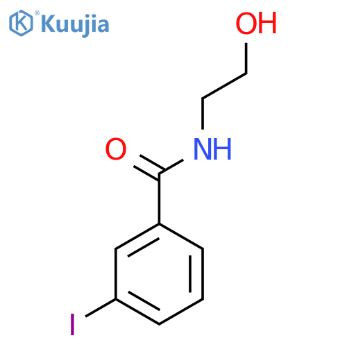 N-(2-Hydroxyethyl)-3-iodo-benzamide structure