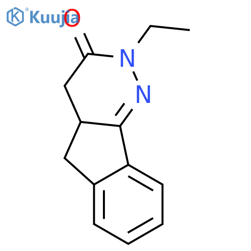 2-ethyl-2,4,4a,5-tetrahydro-3H-indeno[1,2-c]pyridazin-3-one structure