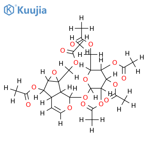 2',3',4',6,6',10-Hexaacetylcatalpol structure