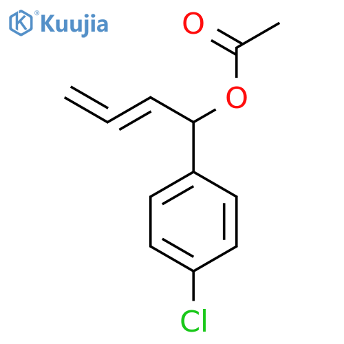 Benzenemethanol, 4-chloro-α-1,2-propadien-1-yl-, 1-acetate, (αR)- structure