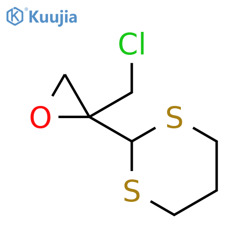1,3-DITHIANE, 2-[2-(CHLOROMETHYL)OXIRANYL]- structure