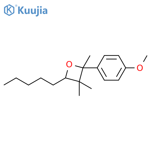 Oxetane, 2-(4-methoxyphenyl)-2,3,3-trimethyl-4-pentyl- structure