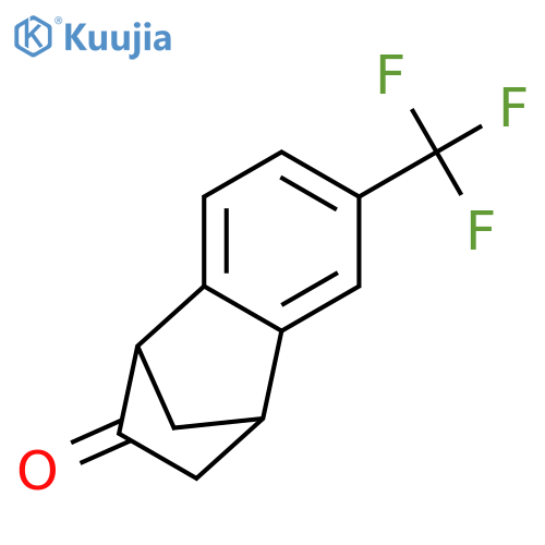 1,4-Methanonaphthalen-2(1H)-one, 3,4-dihydro-6-(trifluoromethyl)- structure