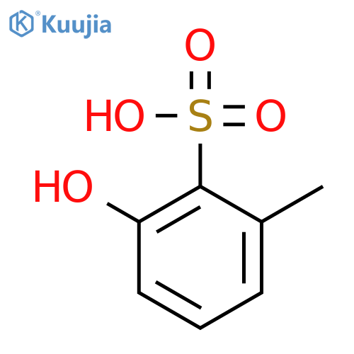 2-hydroxy-6-methylbenzene-1-sulfonic acid structure