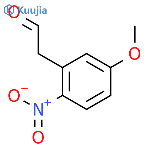2-(5-methoxy-2-nitrophenyl)acetaldehyde structure