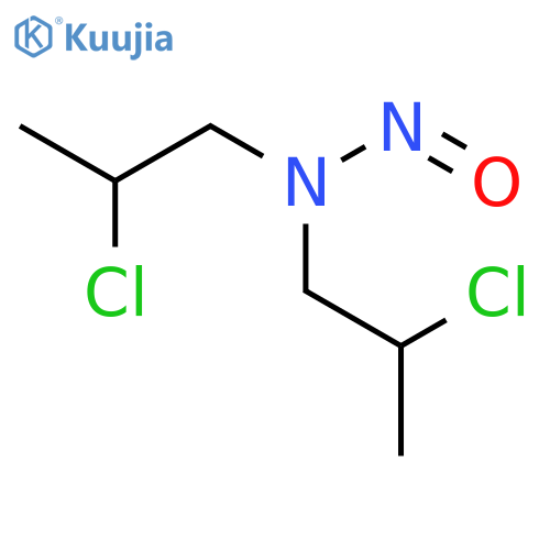 2-chloro-N-(2-chloropropyl)-N-nitrosopropan-1-amine structure