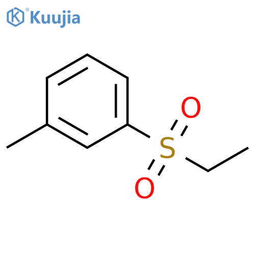 Benzene, 1-(ethylsulfonyl)-3-methyl- structure