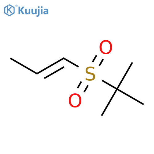 1-Propene, 1-[(1,1-dimethylethyl)sulfonyl]-, (E)- structure