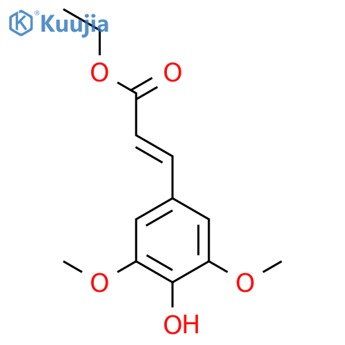 Ethyl 3-(4-Hydroxy-3,5-dimethoxyphenyl)prop-2-enoate structure