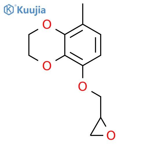 1,4-BENZODIOXIN, 2,3-DIHYDRO-5-METHYL-8-(OXIRANYLMETHOXY)- structure