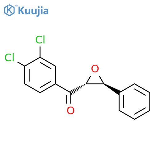 Methanone, (3,4-dichlorophenyl)[(2R,3S)-3-phenyloxiranyl]- structure