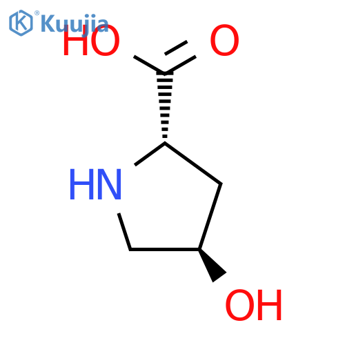 4-hydroxypyrrolidine-2-carboxylic acid structure