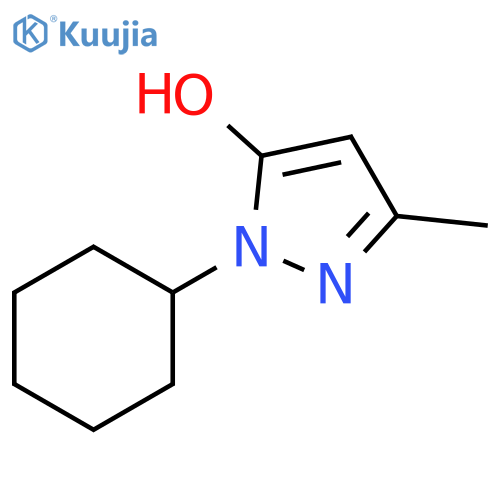 2-Cyclohexyl-5-Methyl-2H-pyrazol-3-ol structure