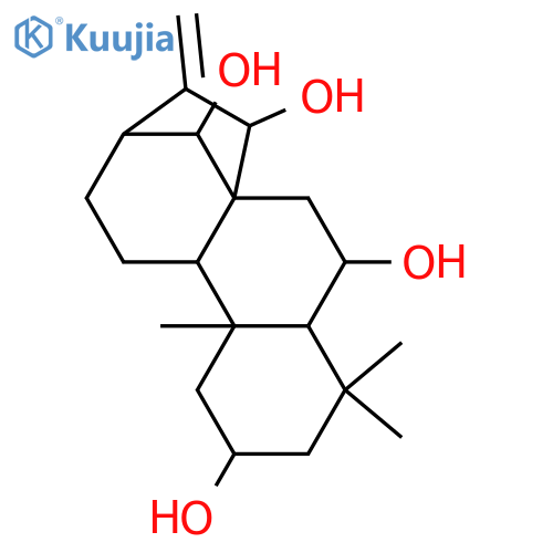 Kaur-16-ene-2,6,14,15-tetrol, (2β,6β,14R,15α)- structure