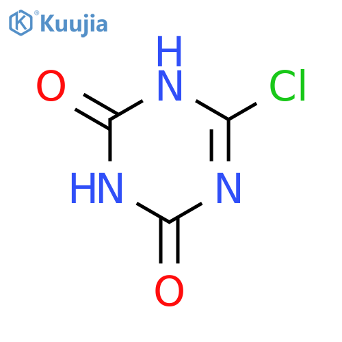 6-chloro-1H-1,3,5-triazine-2,4-dione structure
