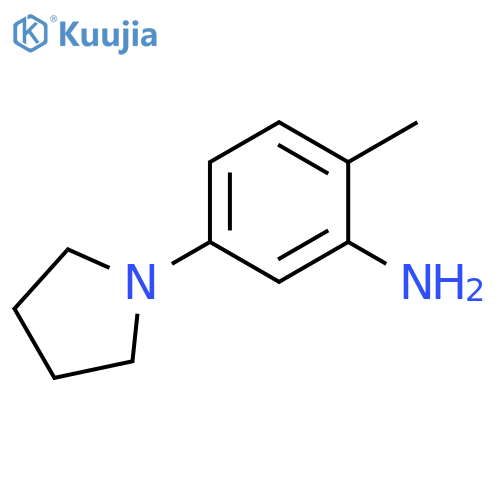 2-methyl-5-(pyrrolidin-1-yl)aniline structure
