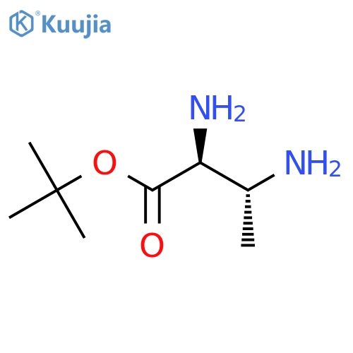 tert-butyl (2S,3R)-2,3-diaminobutanoate structure