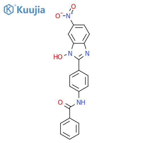 Benzamide, N-[4-(1-hydroxy-6-nitro-1H-benzimidazol-2-yl)phenyl]- structure