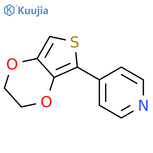 PYRIDINE, 4-(2,3-DIHYDROTHIENO[3,4-B]-1,4-DIOXIN-5-YL)- structure