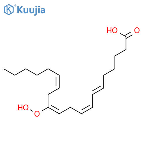 6,8,11,14-EICOSATETRAENOIC ACID, 12-HYDROPEROXY-, (6E,8Z,11E,14Z)- structure