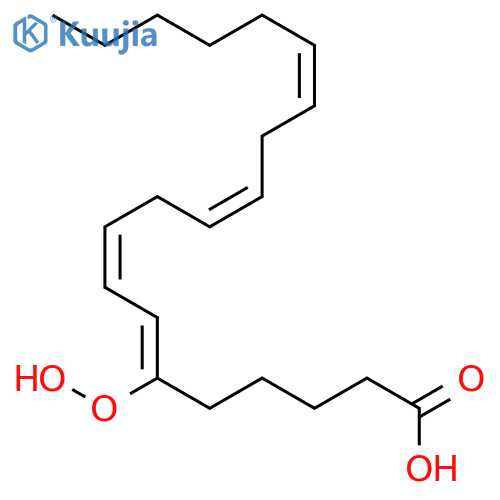 6,8,11,14-Eicosatetraenoic acid, 6-hydroperoxy-, (6Z,8Z,11Z,14Z)- structure