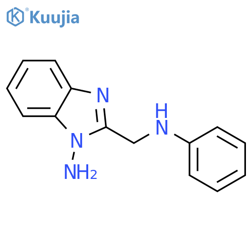 1H-Benzimidazole-2-methanamine, 1-amino-N-phenyl- structure