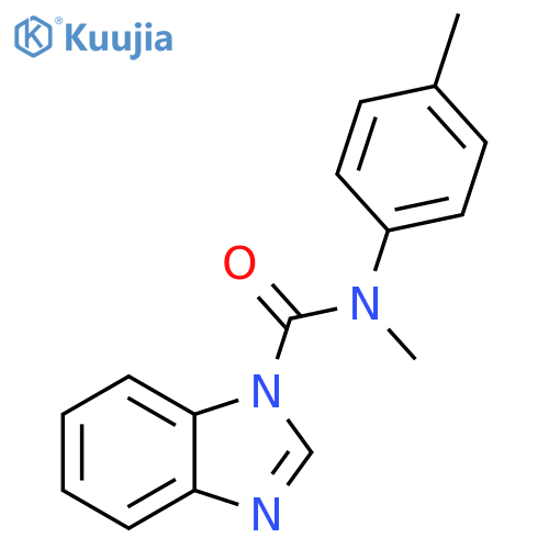 N-methyl-N-(4-methylphenyl)-1H-1,3-benzodiazole-1-carboxamide structure
