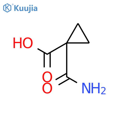 1-Carbamoylcyclopropane-1-carboxylic Acid structure