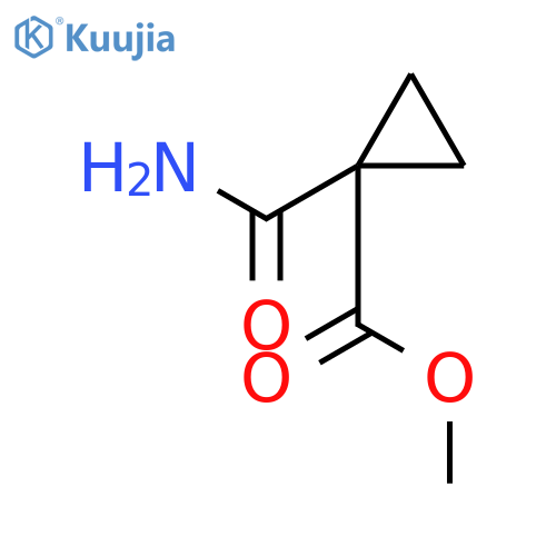 1-(aminocarbonyl)-1-cyclopropanecarboxylic acid methyl ester structure
