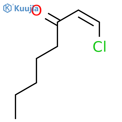 1-OCTEN-3-ONE, 1-CHLORO-, (Z)- structure
