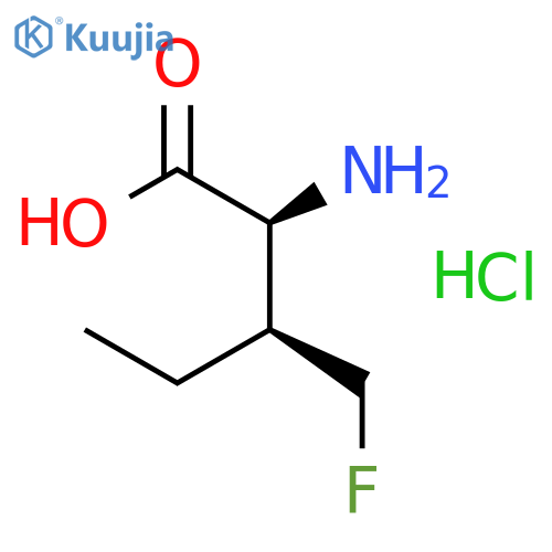 L-ISOLEUCINE, 3'-FLUORO-, HYDROCHLORIDE structure