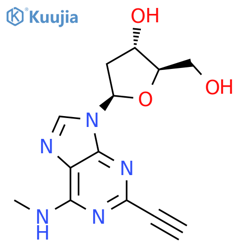 ADENOSINE, 2'-DEOXY-2-ETHYNYL-N-METHYL- structure