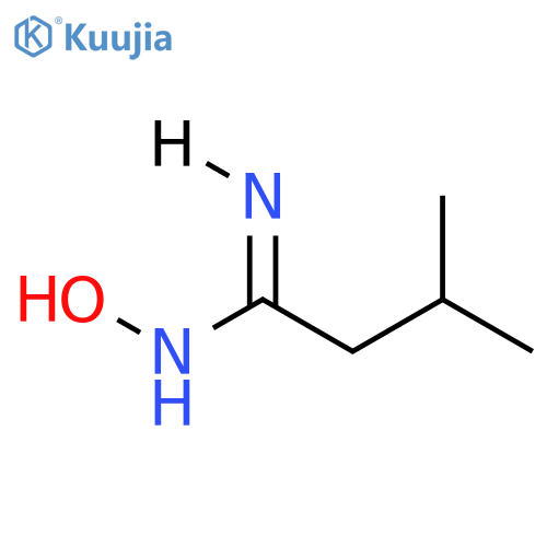 (Z)-N'-hydroxy-3-methylbutanimidamide structure