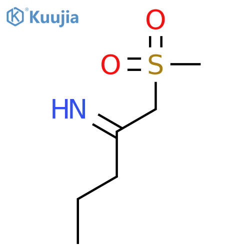 2-Pentanimine, 1-(methylsulfonyl)- structure