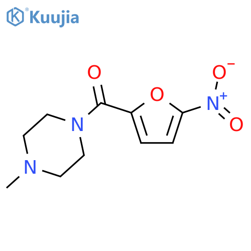 Piperazine, 1-methyl-4-[(5-nitro-2-furanyl)carbonyl]- structure