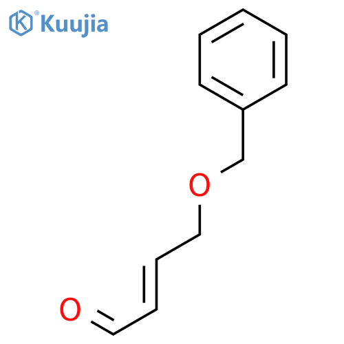 2-Butenal, 4-(phenylmethoxy)-, (2E)- structure