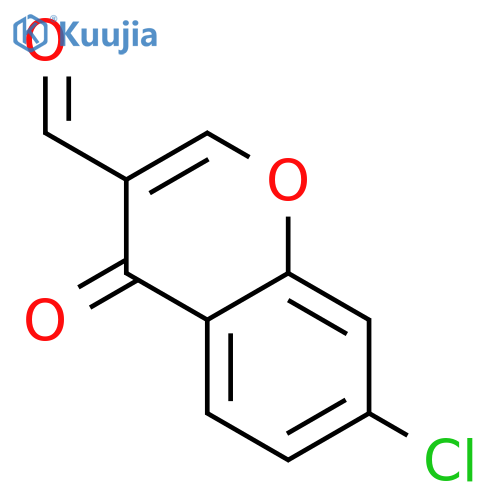 7-CHLORO-3-FORMYLCHROMONE structure