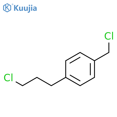 1-(chloromethyl)-4-(3-chloropropyl)benzene structure
