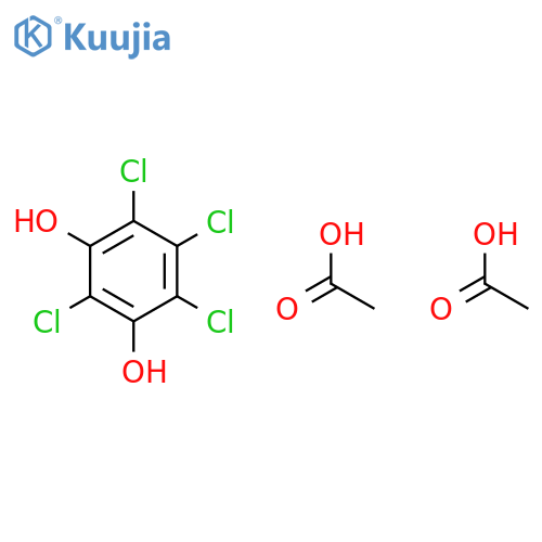 1,3-Benzenediol, 2,4,5,6-tetrachloro-, diacetate structure