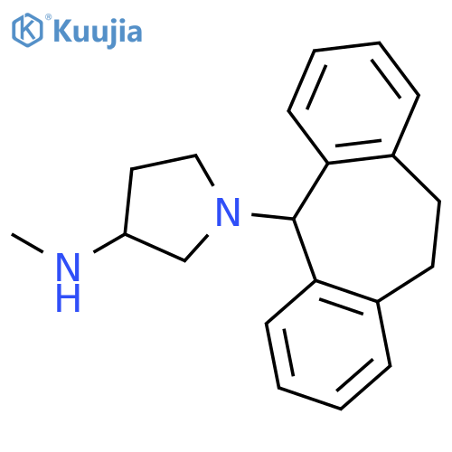 3-Pyrrolidinamine,1-(10,11-dihydro-5H-dibenzo[a,d]cyclohepten-5-yl)-N-methyl- structure