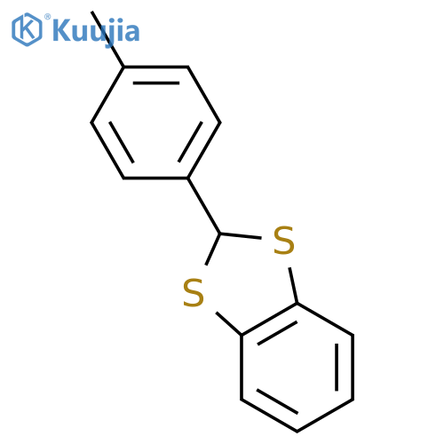 1,3-Benzodithiole, 2-(4-methylphenyl)- structure