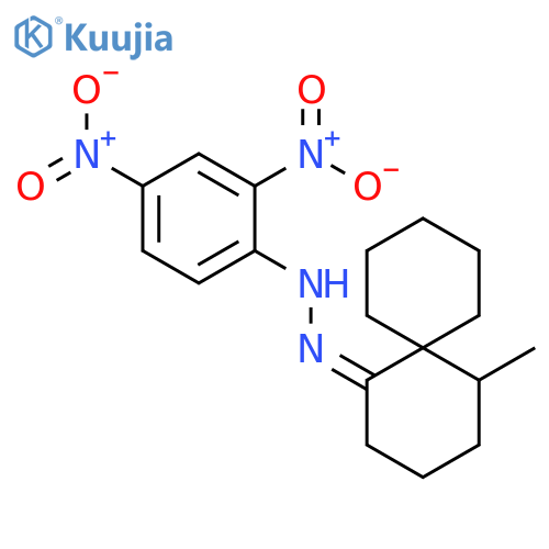 1-(2,4-Dinitrophenyl)-2-(5-methylspiro[5.5]undecan-1-ylidene)hydrazine structure