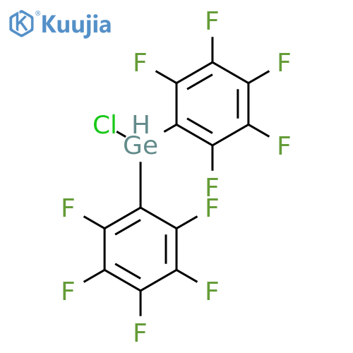 Germane, chlorobis(pentafluorophenyl)- structure