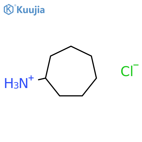 Cycloheptanamine,hydrochloride (1:1) structure