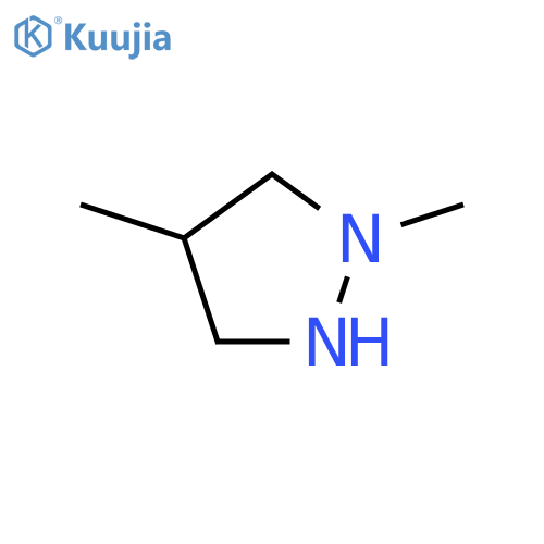 Pyrazolidine, 1,4-dimethyl- structure