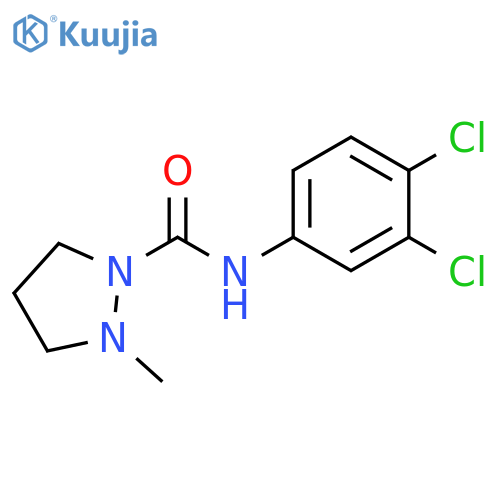 1-Pyrazolidinecarboxamide, N-(3,4-dichlorophenyl)-2-methyl- structure