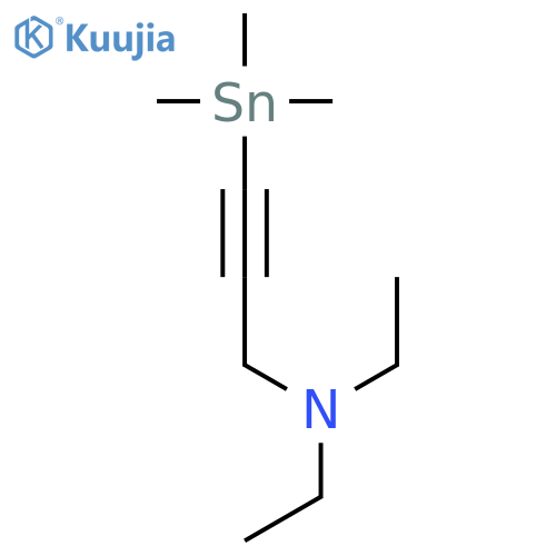 2-Propyn-1-amine, N,N-diethyl-3-(trimethylstannyl)- structure