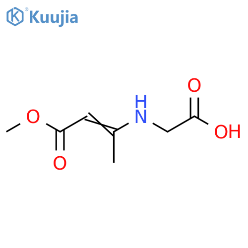 2-Butenoic acid, 3-[(carboxymethyl)amino]-, 1-methyl ester structure