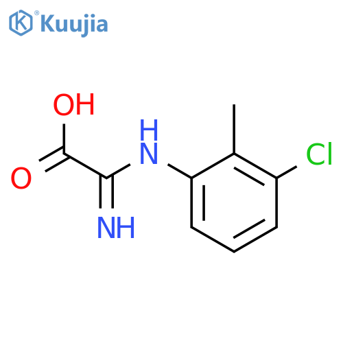 Acetic acid, 2-[(3-chloro-2-methylphenyl)amino]-2-imino- structure
