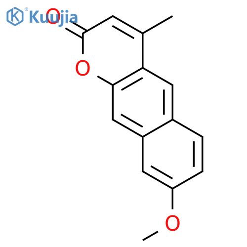 8-Methoxy-4-methylbenzogcoumarin structure